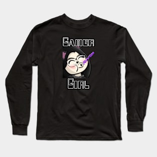 Gamer Girl, Wolf Girl, Awwooo, Howl. Twitch streamer emote Long Sleeve T-Shirt